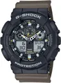 CASIO G-SHOCK Chronograph GA-100TU-1A3ER, Quarzuhr,Armbanduhr,Herrenuhr,digital, bis 20 bar wasserd.Resinarmband