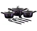 Berlinger Haus 10-teiliges Kochgeschirr-Set Titanium Purple Eclipse Collection | Modern und Vielseitig