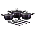 BERLINGER HAUS Purple Eclipse BH-7141 Titanbeschichtetes Kochgeschirr-Set, 10-te