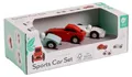 Classic World Holz Spielzeug Sportwagen Set - 3 Stück -Holz