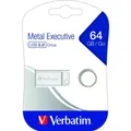 Verbatim Speicherstick, USB 2.0, 64 GB, Metal Executive, silber, 2.5MB/s 17x