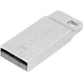 Verbatim Metall-Gehäuse USB-Stick 64 GB Silber 98750 USB-A (USB 2.0)
