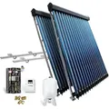 Feueranker ® - Röhrenkollektor Solarpaket Vakuumröhrenkollektor Hp22-2 7,22 M2 Flachdach Solar