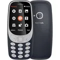 Nokia 33102G Unlocked Mobiltelefon 2,4 Zoll Farbdisplay 2MP Bluetooth dark blue