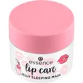 essence lip care JELLY SLEEPING MASK, Lippenmaske, Nr. 02, Rot, feuchtigkeitsspendend, regenerierend, vegan, ohne Konservierungsstoffe, ohne Parabene, ohne Mikroplastikpartikel, 1er Pack (8g)