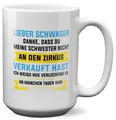XL Tasse Schwager Geschenk Hochzeit Idee Männer Weihnachten Geburtstag Haferl