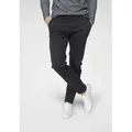 Jack & Jones Chinohose JJIMARCO mit Badge und hohem Tragekomfort unifarben, modisch, slim fit, Baumwollmischung schwarz 34