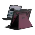 URBAN ARMOR GEAR Metropolis SE Case Apple iPad Air 13 Hülle (M2 / 2024) (Wake/Sleep Funktion, Apple Pencil/Logitech Crayon Stift-Halter, Standfunktion) Bordeaux