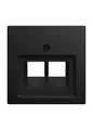 Busch-Jaeger 2CKA001753A0216 1803-02-915 2-fach schwarz matt Zentralscheibe