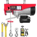 VEVOR elektrische Seilwinde 200kg bis 400kg Hubhöhe 12m Seilzug Motorwinde 850W Motor Flaschenzug 10m/min Hubgeschwindigkeit Hebezug mit kabelloser Fernbedienung Seilhebezug Kettenzug