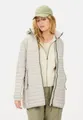 camel active Steppjacke aus recyceltem Polyamid Langarm Markenlogo