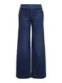 ONLY Female Jeans mit weitem Bein ONLMADISON Hohe Taille Weiter Beinschnitt Jeans