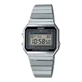 Unisex Uhr CASIO A700WE-1AEF Edelstahl VINTAGE Chrono Alarm