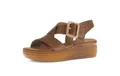 Gabor Damen Sandaletten, Frauen Sandalen,Best Fitting,offene Schuhe,Strandschuhe,Sommersandalen,bequem,flach,Sommerschuhe,Camel,38 EU / 5 UK