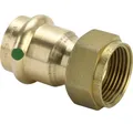 Viega Verschraubung mit SC Sanpress 2263 flachdichtend in15mmxG1/2