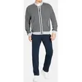Hajo Hausanzug Klima Komfort (Set, 2 tlg) Homeware Anzug - Baumwolle - Lange Hose und Jacke mit Reißverschluss blau 50