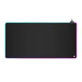 Corsair MM700 RGB Extended 3XL Gaming-Mauspad mit Stoffoberfläche - Oberfläche von 1220 × 610 mm - 360°-DREI-Zonen-RGB-Beleuchtung - USB-Hub mit Zwei Ports - rutschfeste Gummiunterlage - Schwarz