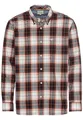 camel active Herren Langarm Hemd im Karomuster aus Reiner Baumwolle Ziegelrot, Menswear-L