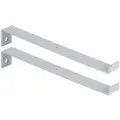 Alberts Regalträger, Grau, Metall, 3x6.2x20.9 cm, Wohnzimmer, Regale, Wandregale
