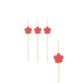 Papstar Fingerfood-Spieße Flower 100 Stück 1er Pack