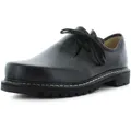 Pfronten Rindleder schwarz, überbreite Haferlschuhe, Gr. 8.5 UK / 42.5 EU