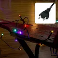 Lichterkette Deko 35 LED bunt RGB Mini Beleuchtung Party Weihnachten Indoor