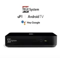 TELE System UP T2 4K: Decoder Digitale terrestre Android TV Ultra HD, Smart TV.
