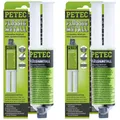 PETEC FLÜSSIGMETALL 2K METALLKLEBER 50ml METALL REPARATUR SPACHTEL FÜLLEN KLEBEN