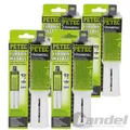 4x PETEC FLÜSSIGMETALL 25ML KNETMASSE FLÜSSIG 2-KOMPNENTEN 2-K EPOXYDHARZ 97425