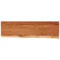 vidaXL Wandregal 60x20x2,5 cm Rechteckig Massivholz Akazie Baumkante