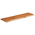 Wandregal 60x20x2,5 Cm Rechteckig Massivholz Akazie Baumkante