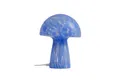 Lindby Tischleuchte Hubi, Glas Blau IP20, 1 x 15 W LED