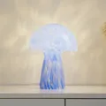 Lindby Tischlampe 'Hubi' (Modern) in Blau aus Glas (1 flammig, E27) - Tischleuch
