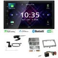 JVC Autoradio Apple CarPlay Android  DAB+ für Porsche 911 2004-2008 vulkangrau