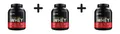3 x Optimum Nutrition 100% Whey Gold Standard (5lbs) Double Rich (45,52 EUR/kg)