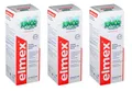 3x Elmex Junior Mundspülung 3x 400 ml Kinder Mundspülung Zahnschmelzschutz