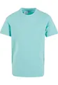 Build Your Brand Kinder T Shirt Basic – Rundhals Kurzarm Tee aus Baumwolle mit klassischer Passform für Alltag Schule Sommer und Freizeit Outfits,Berylblue,146-152
