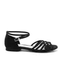 Dancing Queens Joy Tanzschuhe Damen – Mikrofaser Flacher Absatz Salsa Bachata Standardtanz Discofox Linedance