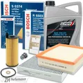 BOSCH Inspektionspaket Filter Set+5L Car1 5W-30 LL Öl für BMW 1er 2er 3er 4er