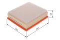 BOSCH Luftfilter F 026 400 374 Filtereinsatz für BMW F30 F83 F80 F33 F82 F31 F34