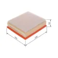 F 026 400 374 BOSCH Luftfilter