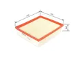 BOSCH Luftfilter (F 026 400 374) für BMW 2 1 3 4 Auto Filtereinsatz KFZ