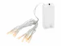 Linder Exclusiv GmbH LED-Lichterkette, Batterie 1,35m special warmweiß 10 LED Innen