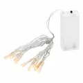 LED Lichterkette Batterie 10 LEDs 5mm special warmweiß 1,35m Innen LK100-5-KH