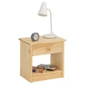 Nachttisch MORITZ, Kiefer natur lackiert, Massivholz, Landhausstil, Landhaus, Kommode