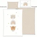 Herding 2485259063 - babybest® Bettwäsche, Little Friends, Baumwolle/Renforcé, 4