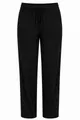 UP2FASHION Jogger Pants Up2Fashion Plus Size Damen Joggpants bequme lange Hose Schwarz 48-50 (Einzelartikel, 1-tlg) Elastischer Komfortbund & lockere Passform