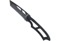 Haller Messer Taschenmesser Haller Neck Knife mit Tanto-Klinge, schwarz