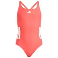 adidas - Kid's 3 Stripes Bold Swimsuit - Badeanzug Gr 170 rot