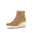 Gabor Damen Keilstiefeletten, Frauen Stiefeletten,Wechselfußbett,Best Fitting,Wedge Heel,warm,gefüttert,Winter,Lion (Panna),43 EU / 9 UK